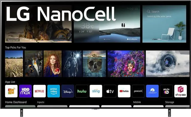 Alt view image 9 of 14 - LG NanoCell 90 Series 75 inch 4K Smart UHD TV w/ AI ThinQ (75NANO90UPA, 2021)