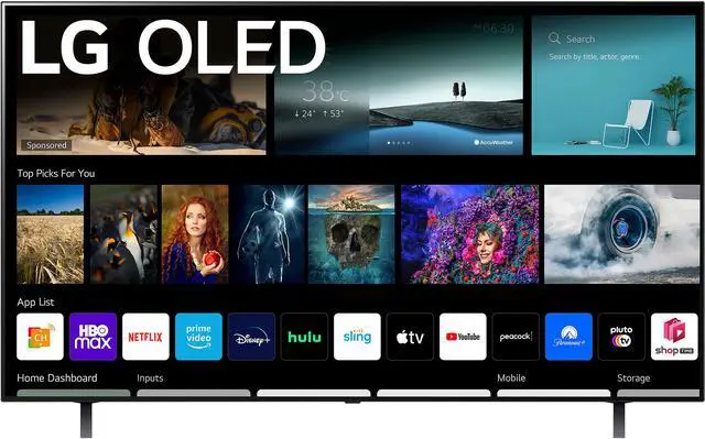 Alt view image 10 of 19 - LG OLED65A1PUA 4K Smart OLED TV w/ AI ThinQ (2021)