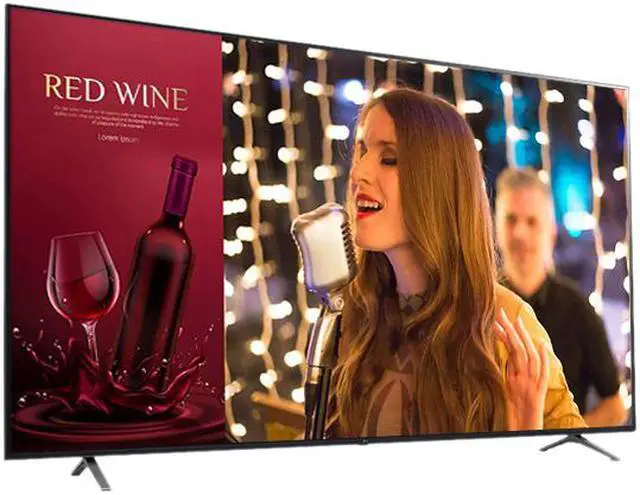 Alt view image 3 of 5 - LG 50" UR640S Series UHD Signage TV with Slim Depth, LG SuperSign CMS, and Embedded Content & Group Management