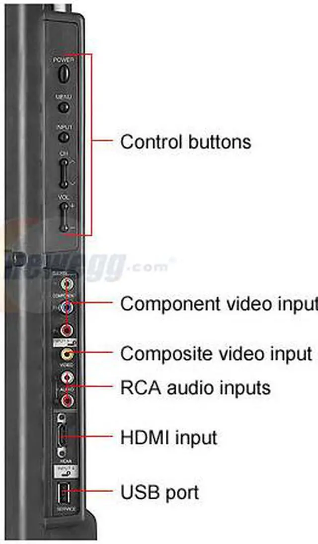 Alt view image 3 of 5 - 46" 1080p LCD HDTV