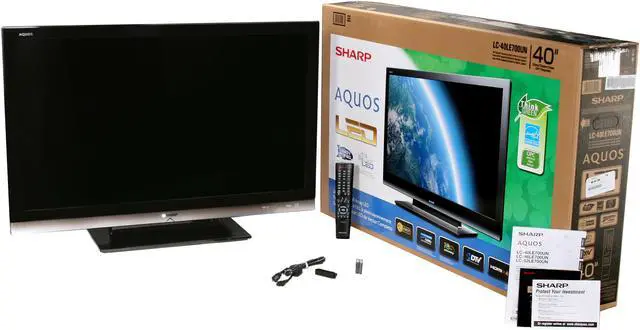 Alt view image 8 of 8 - SHARP AQUOS 40" 1080p 120Hz LED - LCD HDTV LC-40LE700UN