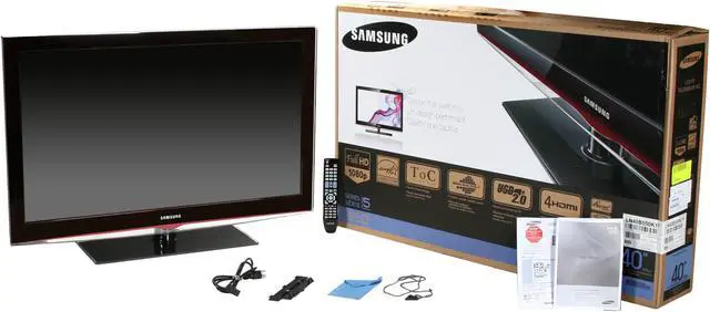 Alt view image 7 of 7 - Samsung 40" 1080p LCD HDTV w/ Touch of Color Design -