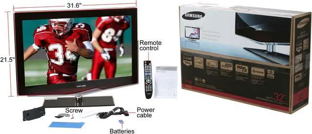 Alt view image 7 of 7 - Samsung 32" 1080p 120Hz LCD HDTV