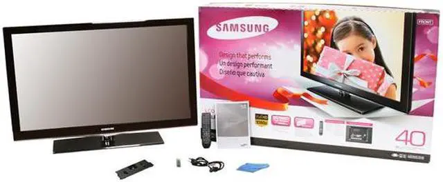 Alt view image 5 of 5 - Samsung 40" 1080p LCD HDTV