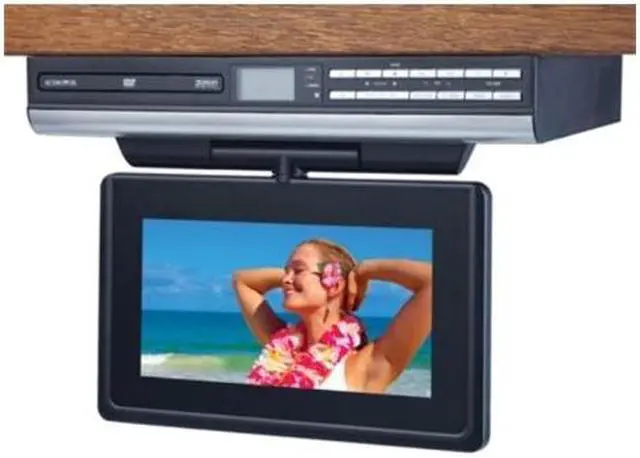 Main image of AUDIOVOX VE927 9" LCD Drop Down TV with Built-In DVD