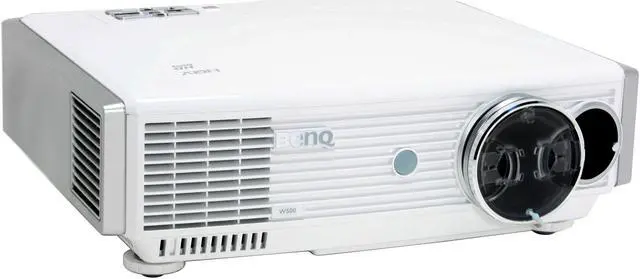 Alt view image 3 of 12 - BenQ W500 1280 x 720 3LCD 720p Home Theater Projector With HDMI 1100 lumens 5000:1