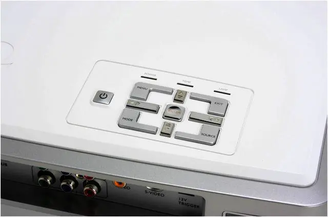 Alt view image 7 of 12 - BenQ W500 1280 x 720 3LCD 720p Home Theater Projector With HDMI 1100 lumens 5000:1