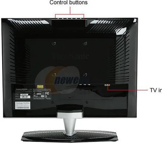 Alt view image 6 of 13 - Viewsonic DiamaniDuo NX1932w 19" 5ms LCD W/fully integrated HDTV/NTSC/QAM TV Tuner 300 nits (typ) 2400:1 DCR