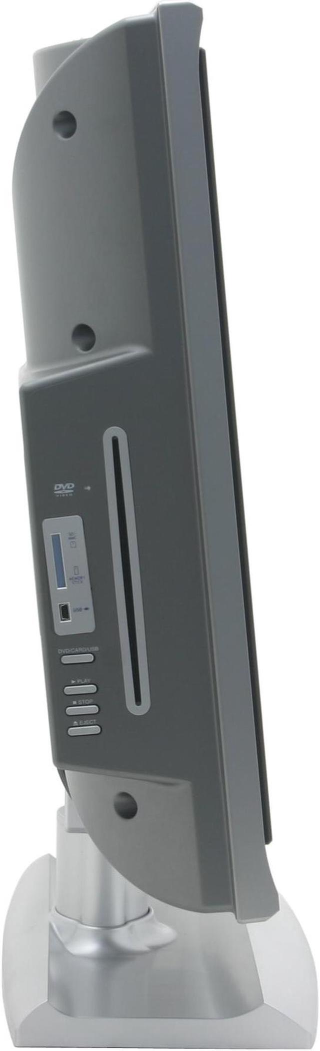 Alt view image 8 of 12 - Mintek DTV-263 26" Silver HD LCD TV w/ Built-in DVD Player, USB, 3in1 Card Reader