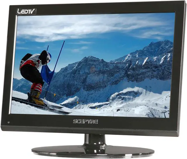 Alt view image 2 of 6 - Sceptre E195BD-SHD 19" Black 720p LED-LCD HDTV With Built-In DVD Player