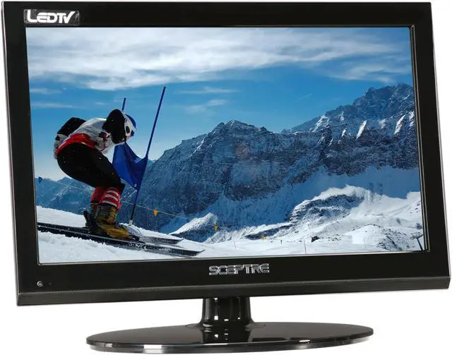 Alt view image 3 of 6 - Sceptre E195BD-SHD 19" Black 720p LED-LCD HDTV With Built-In DVD Player
