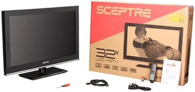 Alt view image 9 of 9 - Sceptre 32" 720p LCD HDTV