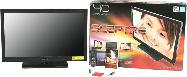 Alt view image 8 of 8 - Sceptre 40" 1080p 60Hz LCD HDTV