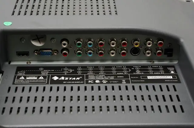 Alt view image 12 of 12 - 26" LCD HDTV w/HDMI & ATSC Tuner, PIP