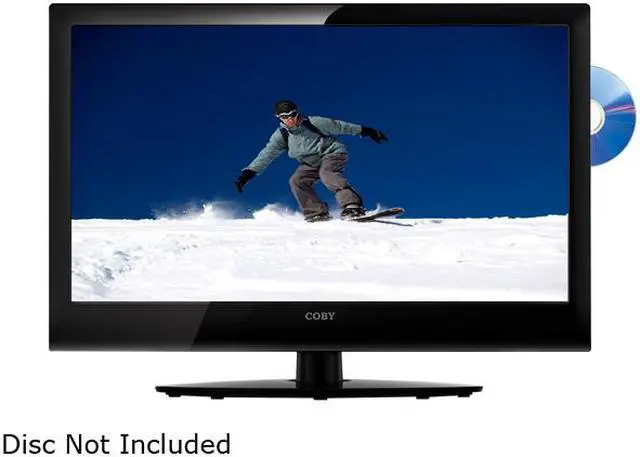 Main image of COBY LEDVD2396 23" Black LED-Backlit HDTV with DVD Player