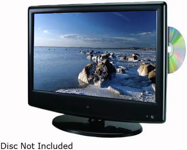 Main image of GPX TDE1380B 13" Black 720p LCD HDTV with Built-In DVD Player