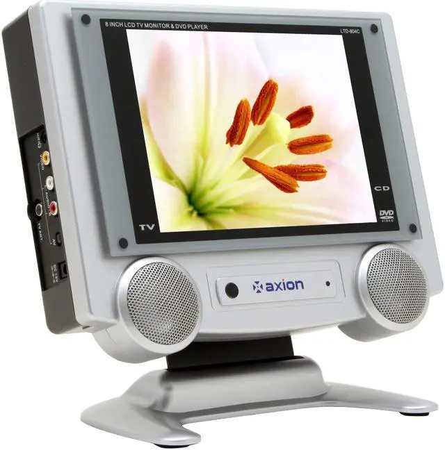 Main image of axion AXN7080A 8" Silver 4:3 LCD TV with Slot-in DVD Player