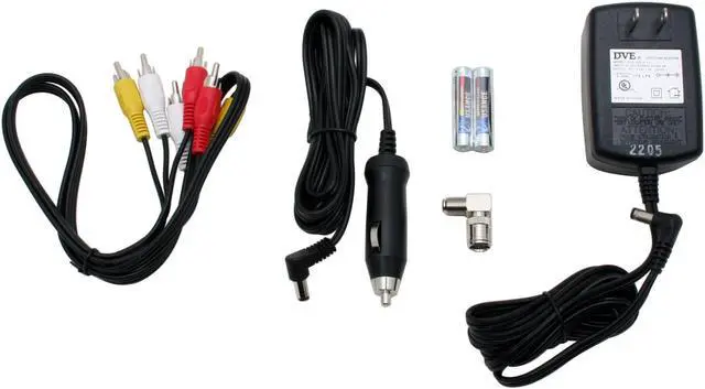 Alt view image 12 of 14 - axion AXN7080A 8" Silver 4:3 LCD TV with Slot-in DVD Player