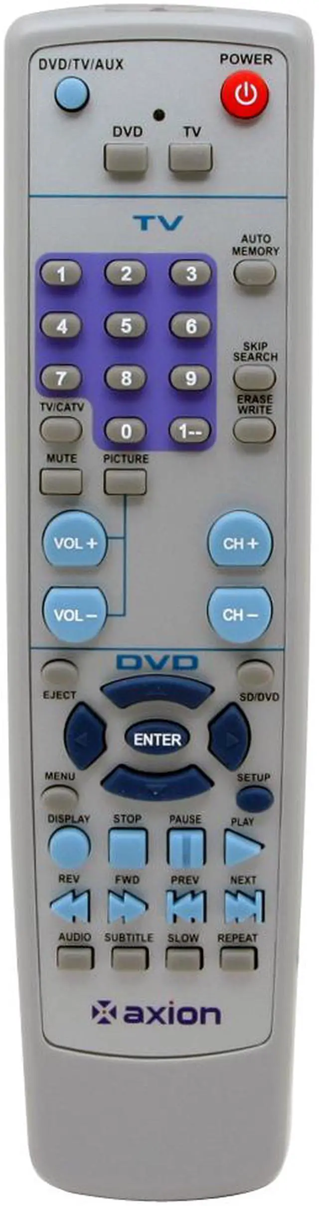 Alt view image 13 of 14 - axion AXN7080A 8" Silver 4:3 LCD TV with Slot-in DVD Player