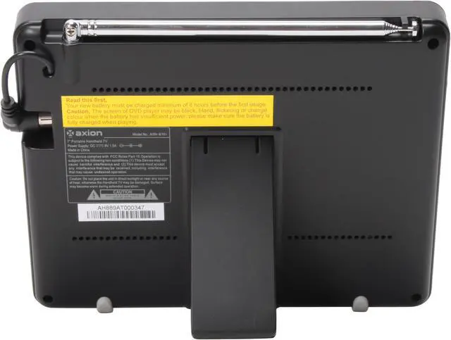 Alt view image 5 of 10 - Axion 7" Widescreen Portable Handheld LCD TV