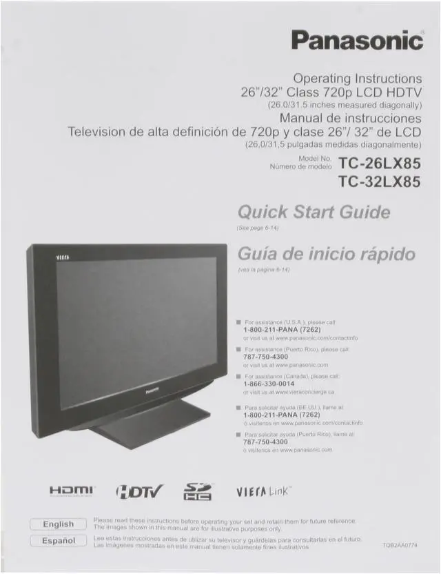 Alt view image 13 of 14 - Panasonic VIERA 37" 1080p LCD HDTV w/3 HDMI & 10,000:1 contrast ratio TC37LZ85