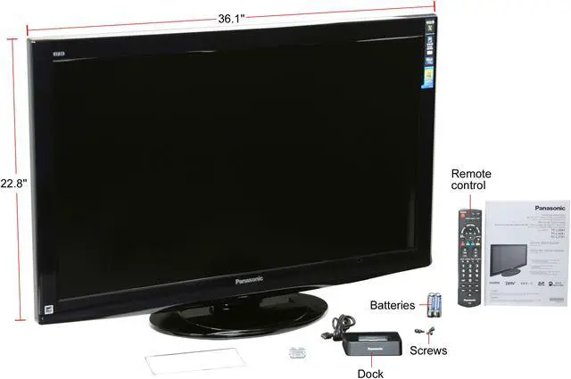 Alt view image 8 of 9 - Panasonic Viera 37" 720p LCD HDTV