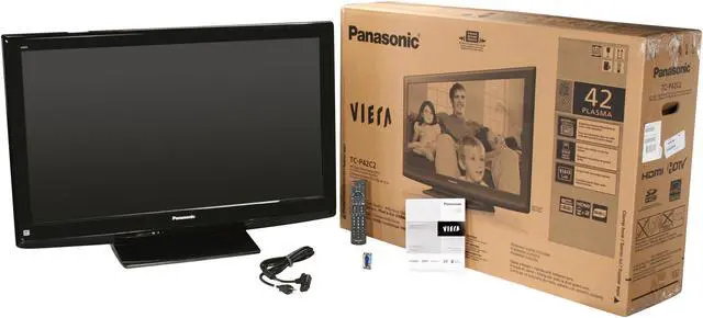 Alt view image 8 of 8 - Panasonic VIERA 42" 720p 600Hz Plasma HDTV TC-P42C2
