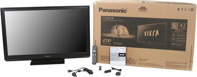 Alt view image 8 of 8 - Panasonic 42" 1080p 600Hz Plasma HDTV TC-P42ST30