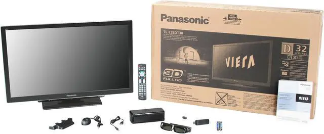 Alt view image 8 of 8 - Panasonic Viera 32" 1080p 240Hz LED-LCD HDTV TC-L32DT30