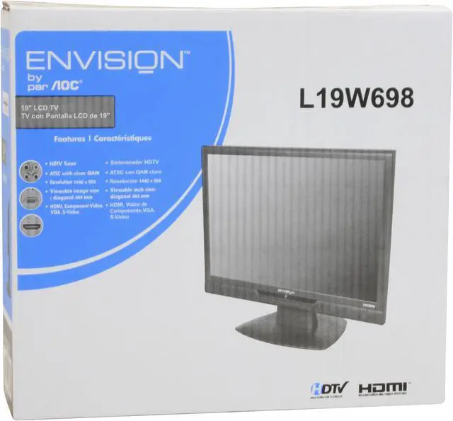 Alt view image 14 of 14 - 19" 720p LCD HDTV