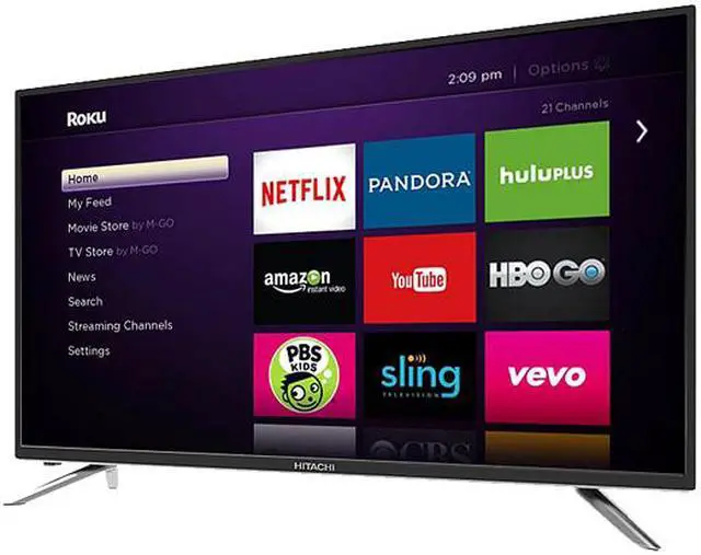 Alt view image 2 of 3 - Hitachi LE50A6R9 50" Class 1080p LED HDTV with Roku Streaming Stick