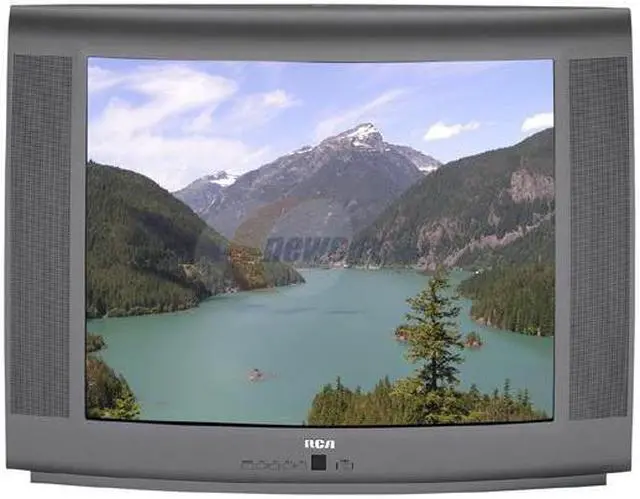 Main image of RCA 27V514T 27" Aspect Ratio 4:3 Finish (Front & Rear): Silver Shark/Black CRT TV w/Built-in ATSC/QAM Tuner