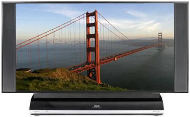Main image of RCA M61WH185 61" 16:9 High Gloss Black/Scenium Silver DLP Technology 720p Rear Projection HDTV With CableCARD