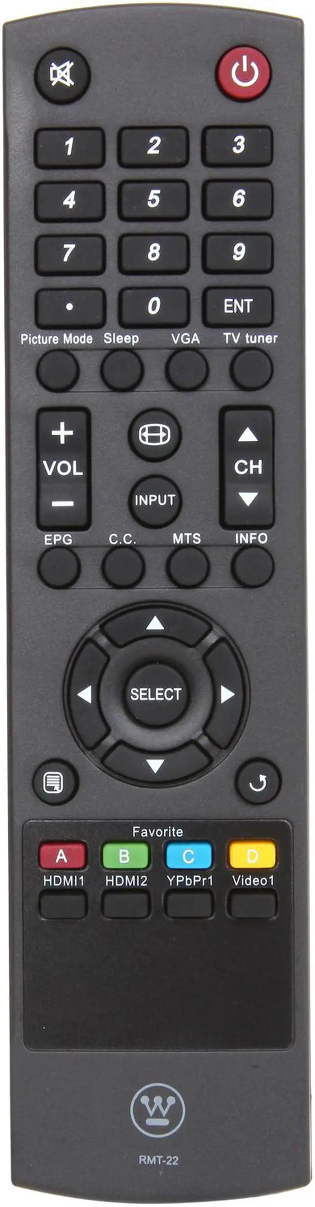 Alt view image 8 of 9 - Westinghouse 32" 720p LED-LCD HDTV UW32SC1W