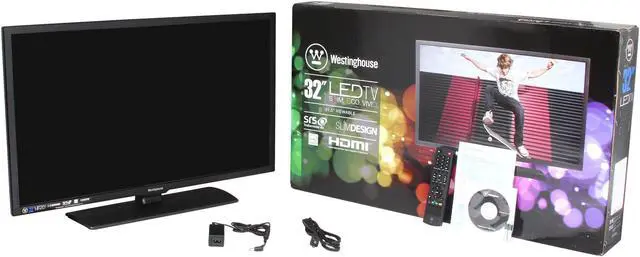 Alt view image 9 of 9 - Westinghouse 32" 720p LED-LCD HDTV UW32SC1W