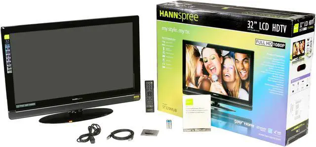 Alt view image 8 of 8 - HANNspree 32" 1080p 60Hz LCD HDTV