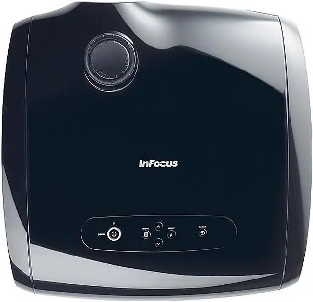 Alt view image 5 of 5 - InFocus IN72 854 x 480 DLP Home Theater Projector Whisper: 720 max ANSI lumens High Bright: 900 max ANSI lumens 2000:1