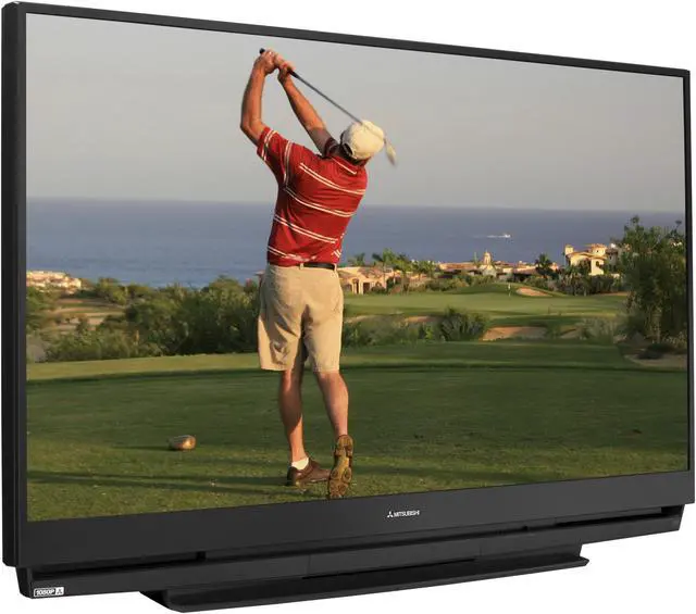 Alt view image 3 of 5 - MITSUBISHI ELECTRIC WD65733 65" 16:9 Black DLP Technology 1080p Rear-Projection HDTV