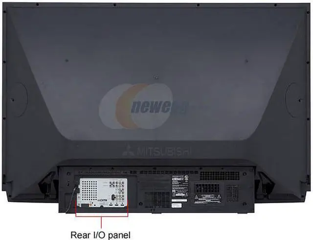 Alt view image 4 of 5 - MITSUBISHI ELECTRIC WD65733 65" 16:9 Black DLP Technology 1080p Rear-Projection HDTV