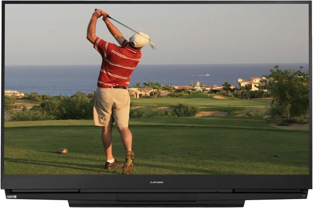 Alt view image 2 of 6 - MITSUBISHI ELECTRIC WD73733 73" 16:9 Black DLP Technology 1080p Rear-Projection HDTV