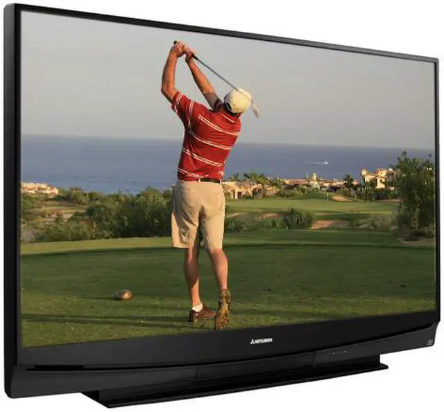 Alt view image 3 of 6 - MITSUBISHI ELECTRIC WD65735 65" 16:9 Black DLP Technology 1080p Rear Projection Television
