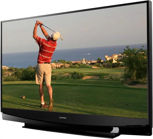 Alt view image 2 of 4 - MITSUBISHI ELECTRIC  65" DLP 120Hz Rear Projection HDTV - WD-65737