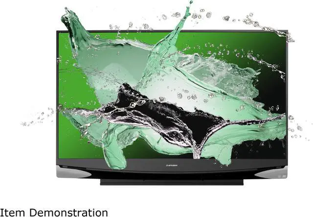 Alt view image 2 of 3 - MITSUBISHI ELECTRIC WD-60738 60" 16:9 Black DLP Technology 3D Ready 1080p 120Hz HDTV