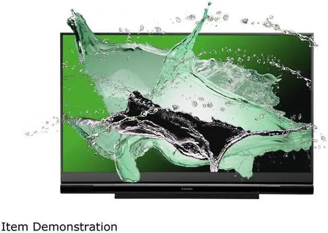 Alt view image 2 of 3 - MITSUBISHI ELECTRIC WD-65738 65" 16:9 Black DLP Technology 3D Ready 1080p 120Hz HDTV