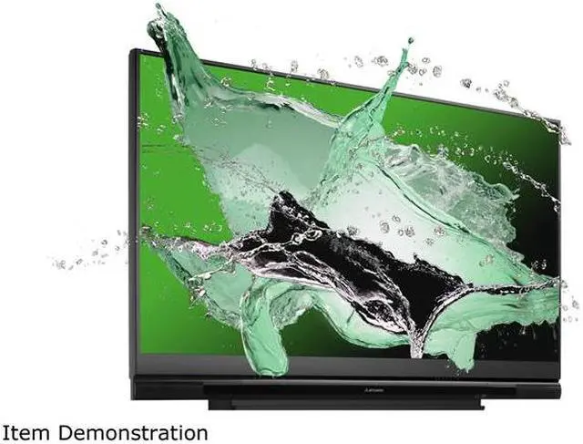 Alt view image 3 of 3 - MITSUBISHI ELECTRIC WD-65738 65" 16:9 Black DLP Technology 3D Ready 1080p 120Hz HDTV
