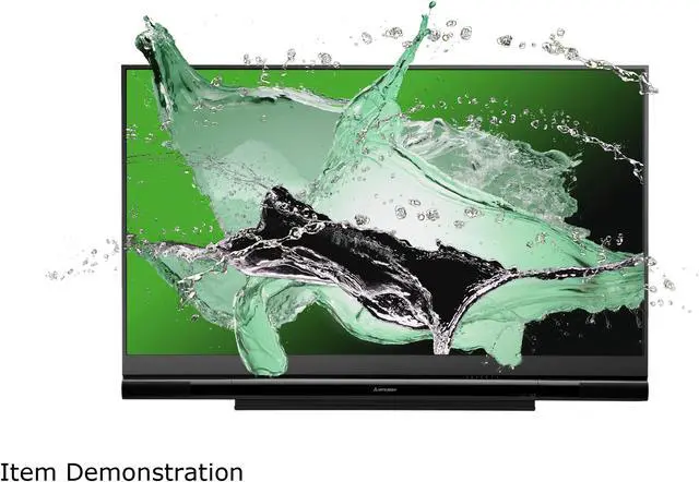 Alt view image 2 of 3 - MITSUBISHI ELECTRIC WD-82738 82" 16:9 Black DLP Technology 3D Ready 1080p 120Hz HDTV