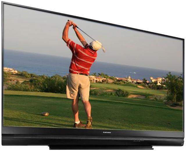 Alt view image 3 of 7 - MITSUBISHI ELECTRIC WD-73640 73" 16:9 Black DLP Home Cinema TV