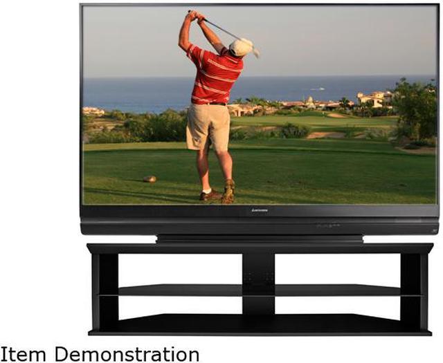 Alt view image 7 of 7 - MITSUBISHI ELECTRIC WD-73640 73" 16:9 Black DLP Home Cinema TV