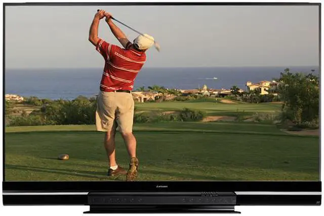 Main image of MITSUBISHI ELECTRIC WD92742 92" 16:9 Platinum Black DLP Technology Class 3D Home Cinema TV