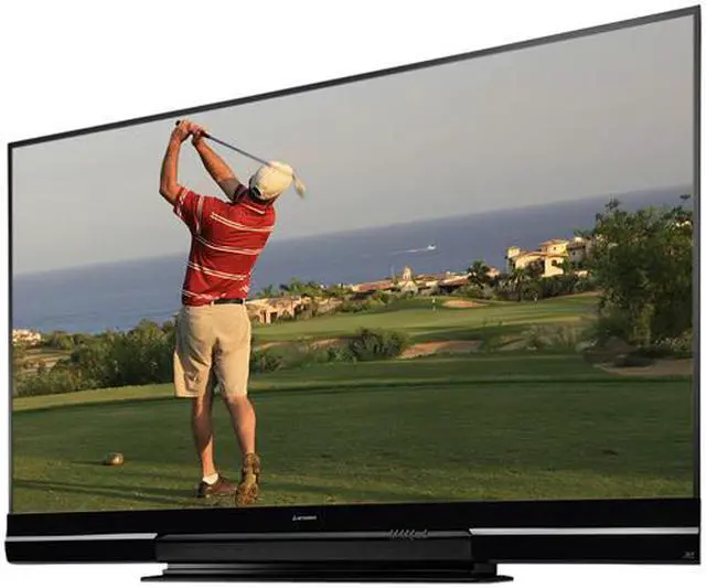 Alt view image 2 of 5 - MITSUBISHI ELECTRIC WD92742 92" 16:9 Platinum Black DLP Technology Class 3D Home Cinema TV